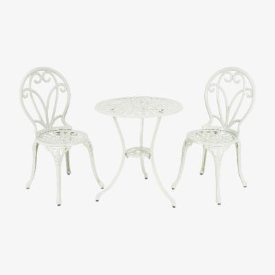 The Range Summer Bobigny Two Seater Cream Bistro Set