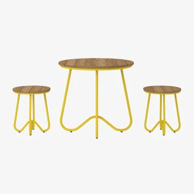 The Range BOBBI 3 PC BISTRO SET YELLOW BY NOVOGRATZ - Yellow