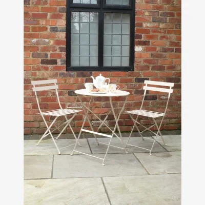Royal Craft Padstow Folding Bistro Set Champagne