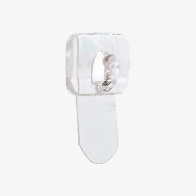 Dunelm Wall Gard XSmall Cable Tidy Hooks Pack of 18 Clear