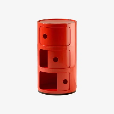 Made in Design Componibili Storage - 3 elements by Kartell Red