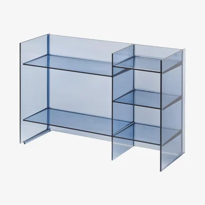 Made in Design Sound-Rack Storage unit by Kartell Blue
