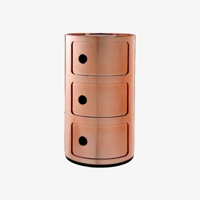 Made in Design Componibili Storage by Kartell Copper