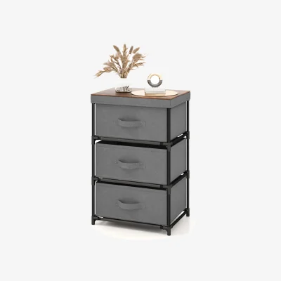 The Range Fabric Storage Organizer Tower Unit  - Grey