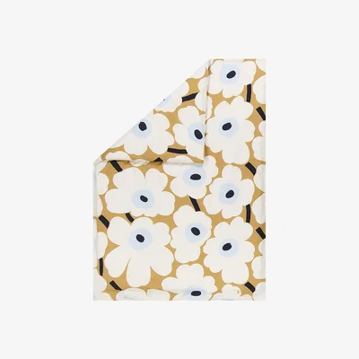 Amara Marimekko - Unikko Duvet Cover - Beige/Ecru/Blue - Double