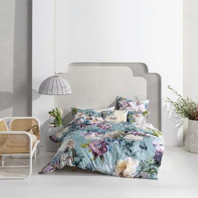 Dunelm Linen House Lena 100% Cotton Duvet Cover and Pillowcase Set MultiColoured