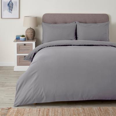 Dunelm Super Soft Duvet Cover and Pillowcase Set Dove (Grey)