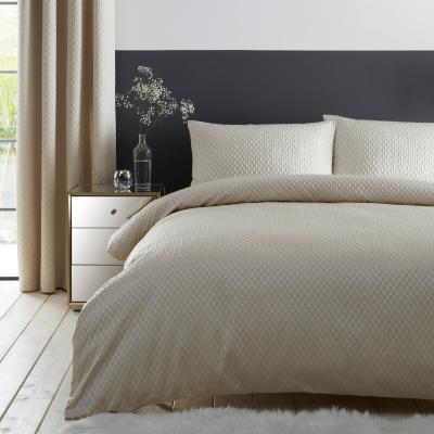 Dunelm Cassie Gold Duvet Cover and Pillowcase Set Gold