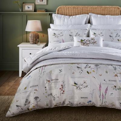 Dunelm Dorma Decades Nature Trail Duvet Cover and Pillowcase Set Natural