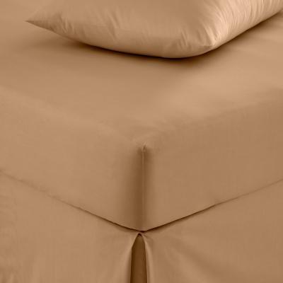 Dunelm Pure Cotton Fitted Sheet Camel