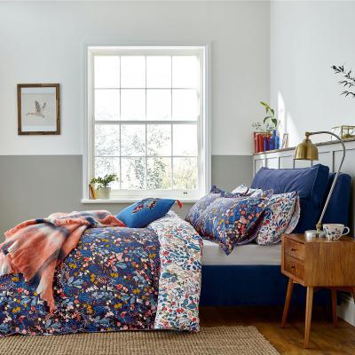 Dunelm Joules Woodland Ditsy 100% Cotton Percale Duvet Cover Set MultiColoured