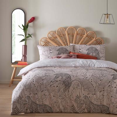 Dunelm Aurora Reversible Duvet Cover and Pillowcase Set Blush