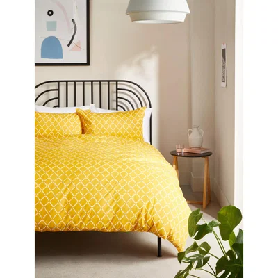 John Lewis ANYDAY John Lewis & Partners Diamond Ikat Duvet Cover Set