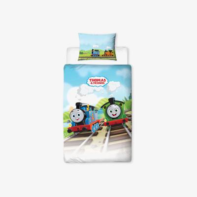 John Lewis Thomas & Friends Reversible Duvet Cover and Pillowcase Set, Single, Multi