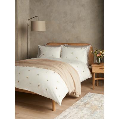 John Lewis John Lewis & Partners Bees Organic Cotton Duvet Cover Set