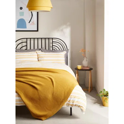John Lewis ANYDAY John Lewis & Partners Basic Stripe Duvet Cover Set