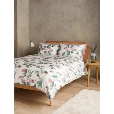 John Lewis John Lewis & Partners Lenton Rose Duvet Cover Set, Pink