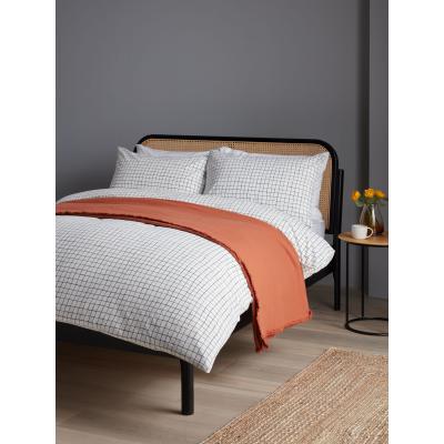 John Lewis ANYDAY John Lewis & Partners Grid Duvet Cover Set