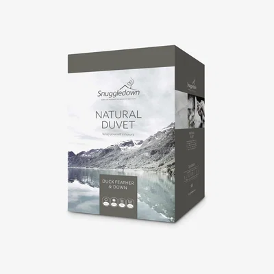John Lewis Snuggledown Natural Duck Feather and Down 3-in-1 Duvet, 13.5 Tog (4.5 + 9 Tog)