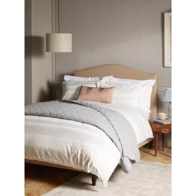 John Lewis John Lewis & Partners Embroidered Stripe Duvet Cover Set