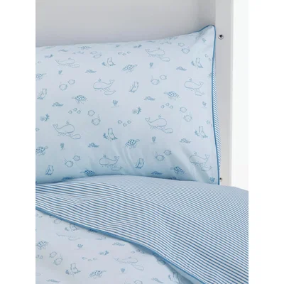 John Lewis John Lewis & Partners Under The Sea Print Duvet Cover and Pillowcase Set