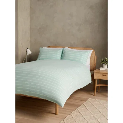 John Lewis John Lewis & Partners Pyjama Stripe Duvet Cover Set