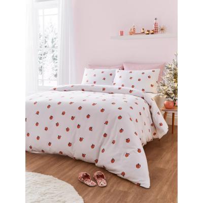 John Lewis Skinnydip Christmas Peachy Duvet Cover Set