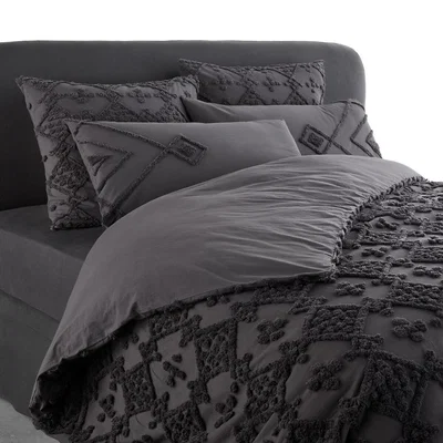 La Redoute Pintu Tufted Duvet Cover in Organic Cotton