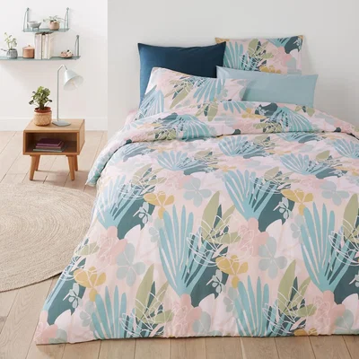 La Redoute Raoni Nude Cotton Duvet Cover