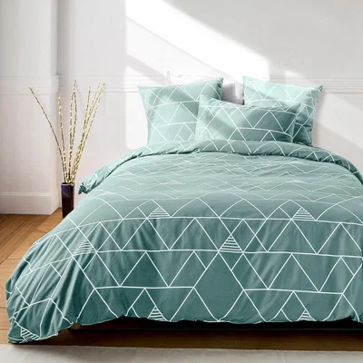 La Redoute Odin Geometric Cotton Duvet Cover