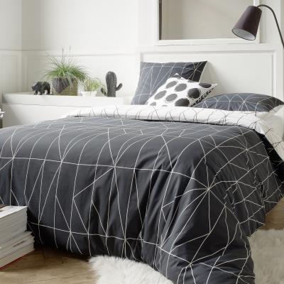 La Redoute Shapes Reversible Geometric Cotton Duvet Cover