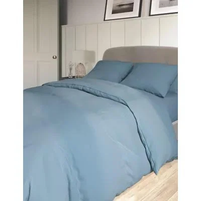 Marks & Spencer M&S  Egyptian Cotton 400 Thread Count Duvet Cover - SGL - Petrol, Petrol,Neutral,Dusted Mauve,Pearl Grey,Ash Grey,Light Cream
