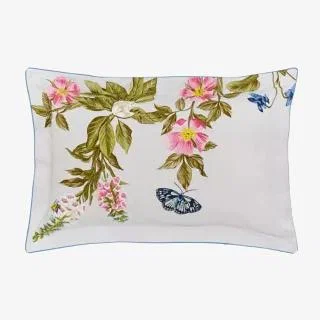 Marks & Spencer Joules Pure Cotton Springtime Floral Duvet Cover - SGL - Grey, Grey