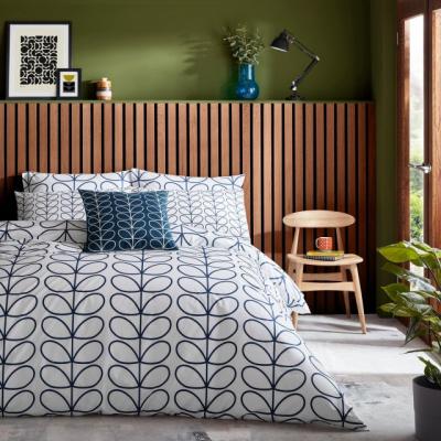 Downtown Orla Kiely Linear Stem Whale Duvet Cover