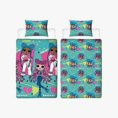 The Range LOL Surprise OMG Duvet Cover and Pillowcase Set