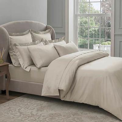 The Range Dorma 300 Thread Count Cotton Sateen Plain Cream Duvet Cover - Cream