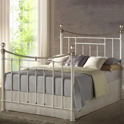 Dunelm Bronte Bed Frame Cream
