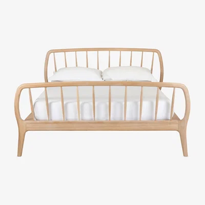 Heal's Heal's Cartmel King Bedframe Light Oak - Heal's UK Bedroom Furniture