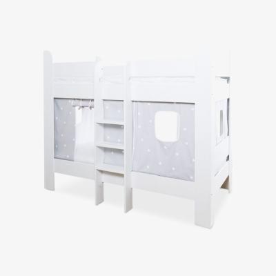 John Lewis Great Little Trading Co Paddington Bunk Bed & Star Curtains, Single, Grey