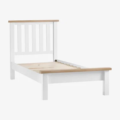 Knees Terranostra Old white Single Bed Frame