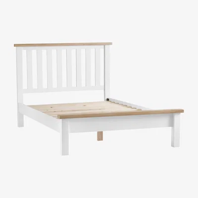 Knees Terranostra Old white King Size Bed Frame