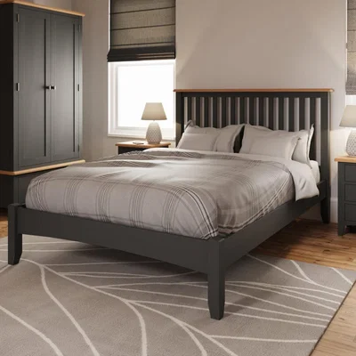 Knees Galileo Grey Double Bed Frame