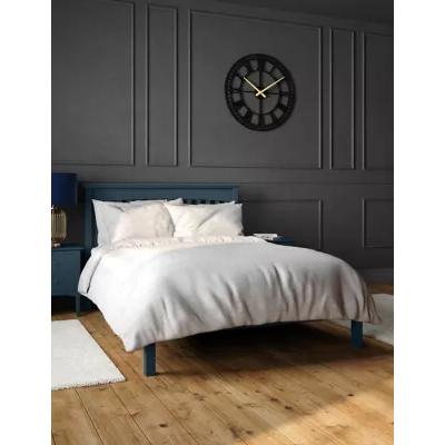 Marks & Spencer M&S Hastings Bed - 4FT - Mid Blue, Mid Blue,Ivory,Grey,Dark Grey