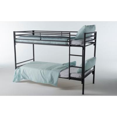 Out & Out Original Kennedy - Metal Bunk Bed with Mattress - Black