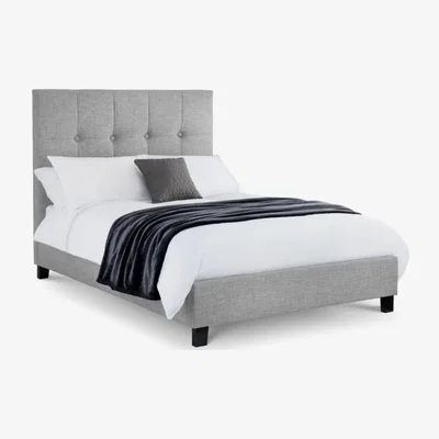 Downtown Julian Bowen Sorrento High Headboard Bed - Light Grey