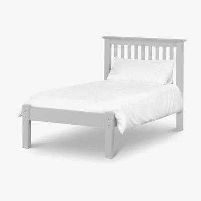 Downtown Julian Bowen Barcelona Bed Low Foot End Dove Grey