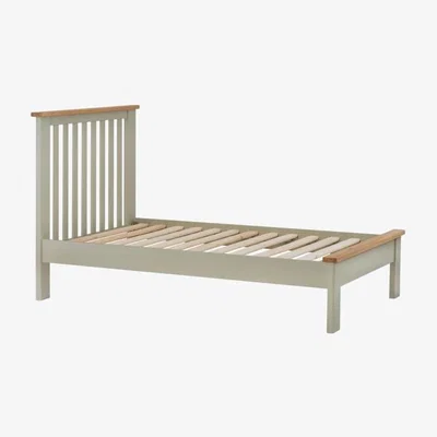 Downtown Provence Oak Stone Grey Bed Frame