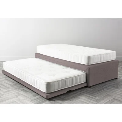Perch and Parrow Slumber Pull Out Guest Bed in Blush Pink