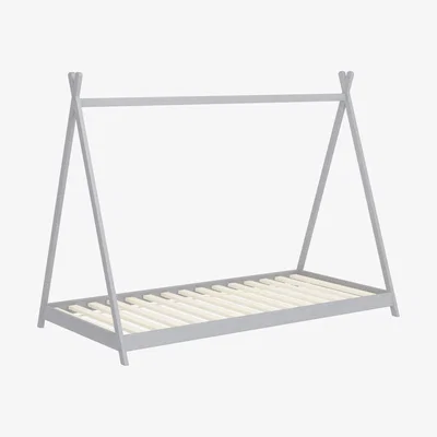 The Range Funny House Bed Frame - Grey