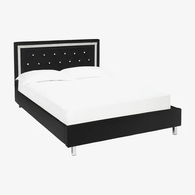 The Range Crystalle Bed - Black / King